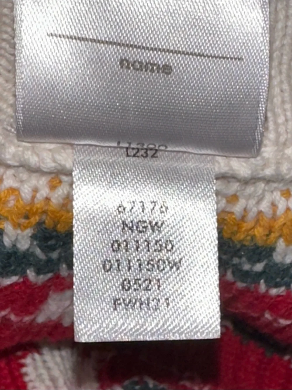 Hanna‎ Andersson Sweater Dress Fairisle Red Long Sleeve Holiday Youth Girls 6/7